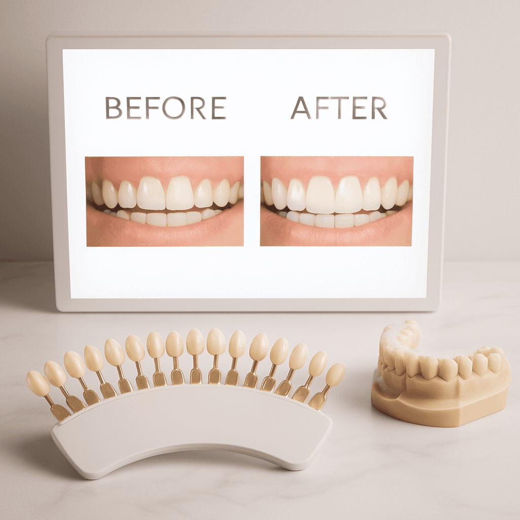 A radiant smile after a cosmetic dentistry makeover