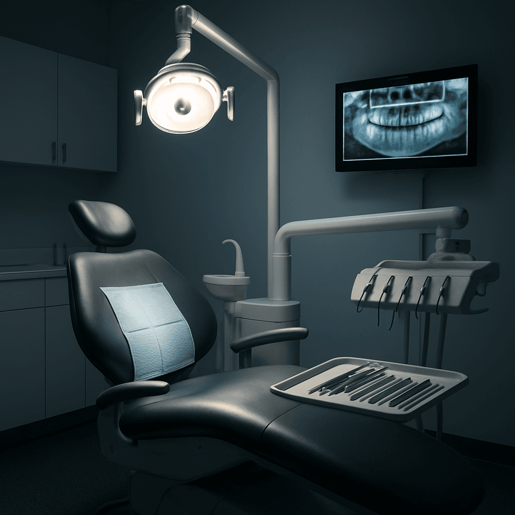 A dentist welcoming an urgent same-day patient